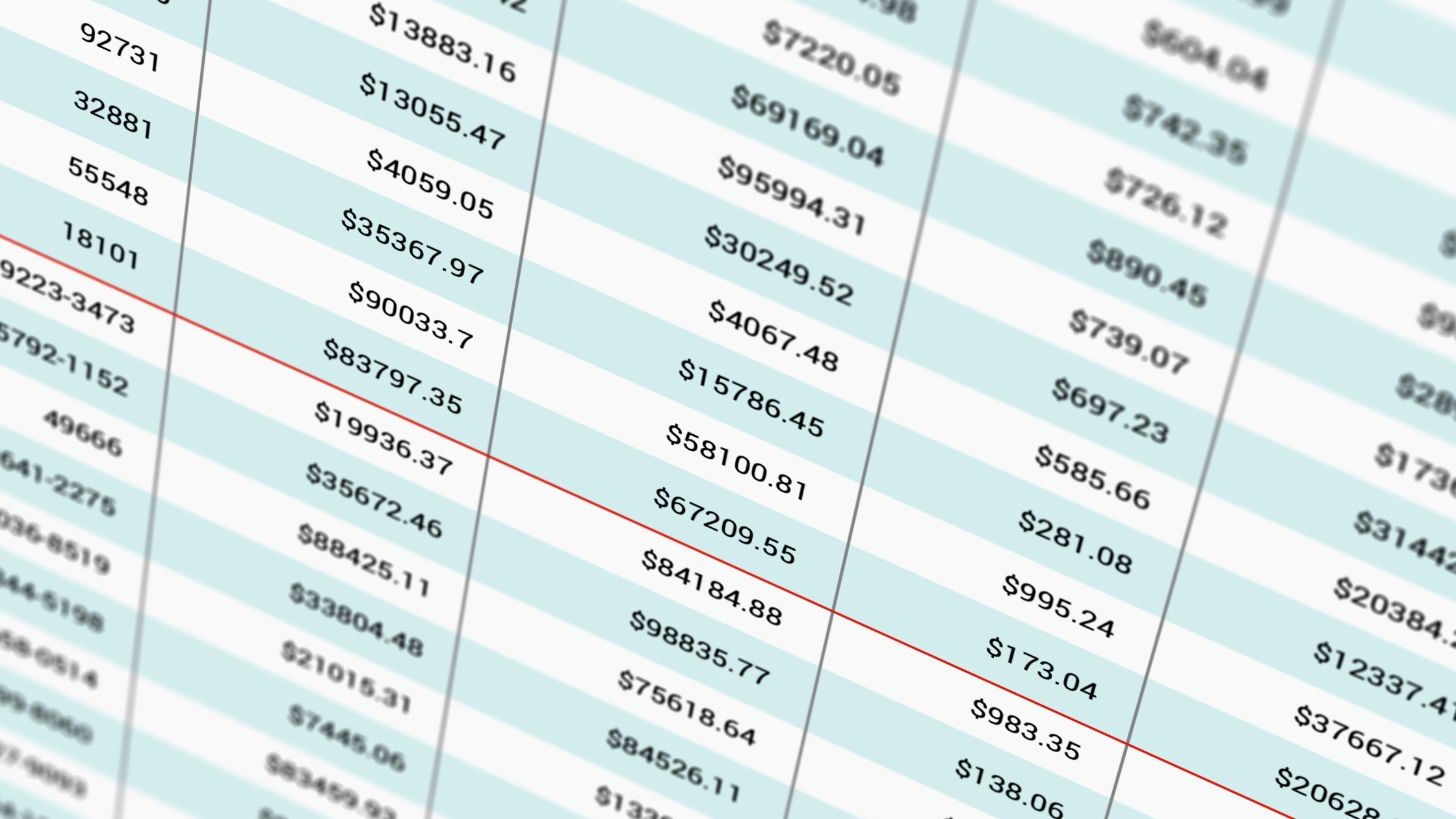 excel spreadsheet
